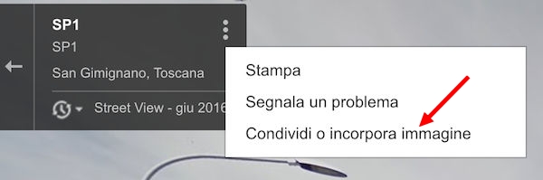 Mappa Google nel sito web